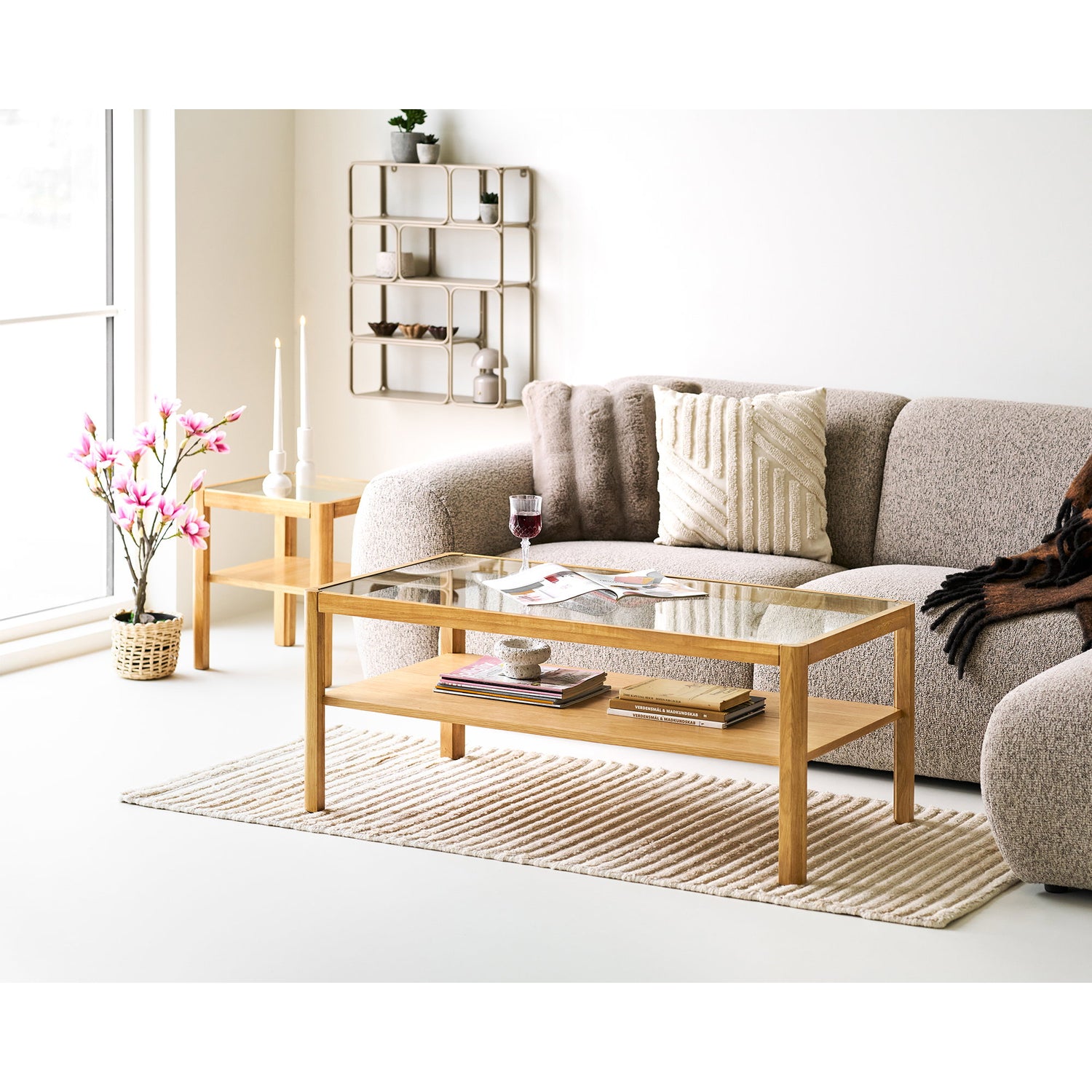 Lourmarin Side Table – Oak – Oak