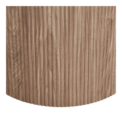Athens Dining Table – White / Brown