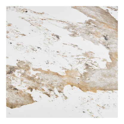 Athens Dining Table – White / Brown