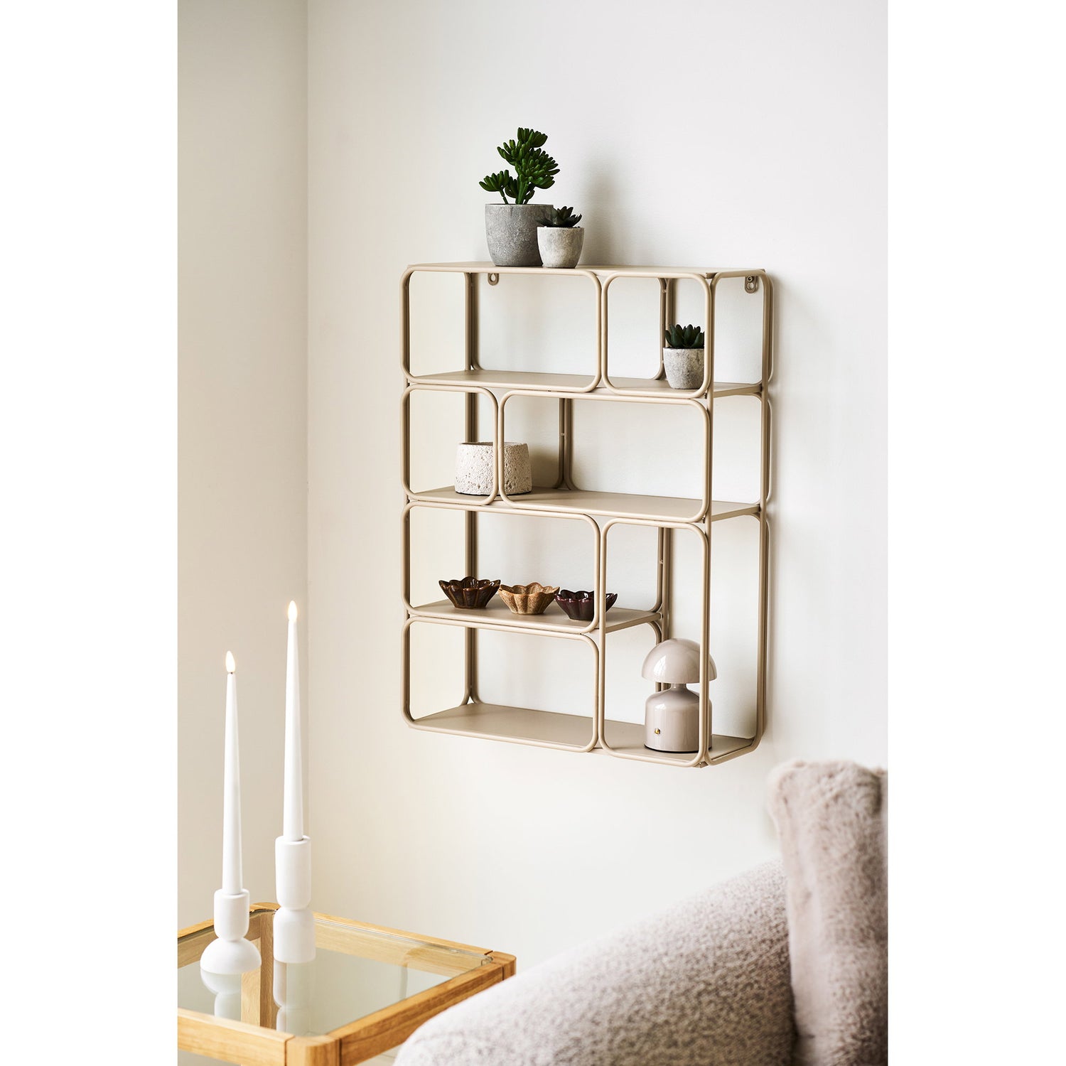 Lanciano Wall Shelf – Beige