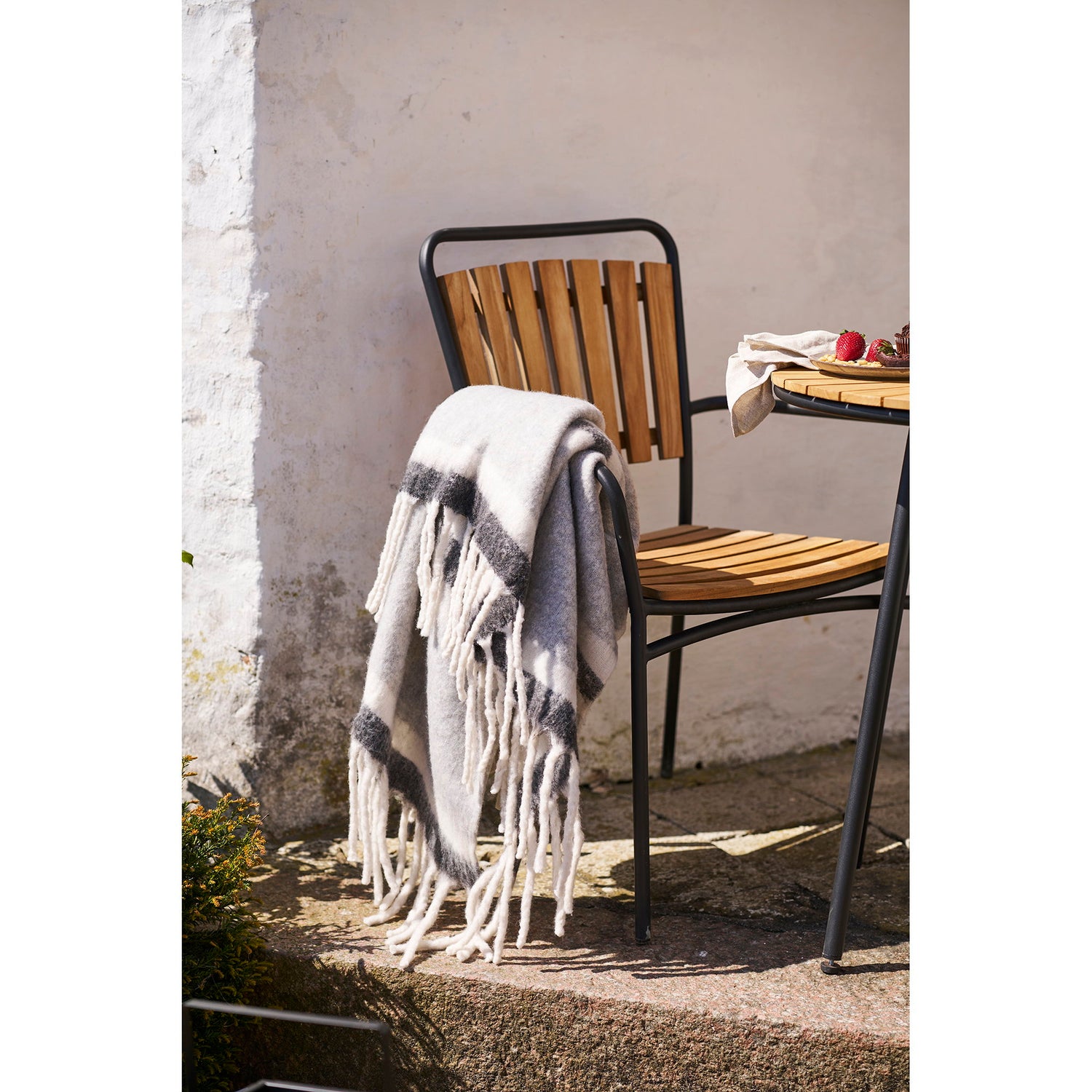 Carmel Plaid – Grey / White