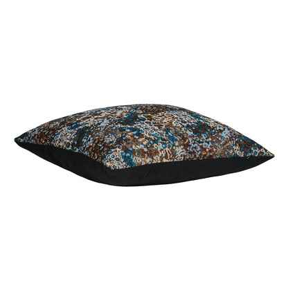 Blossom Cushion – Blue / Brown