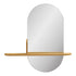 Barco Mirror with Shelf – Natural