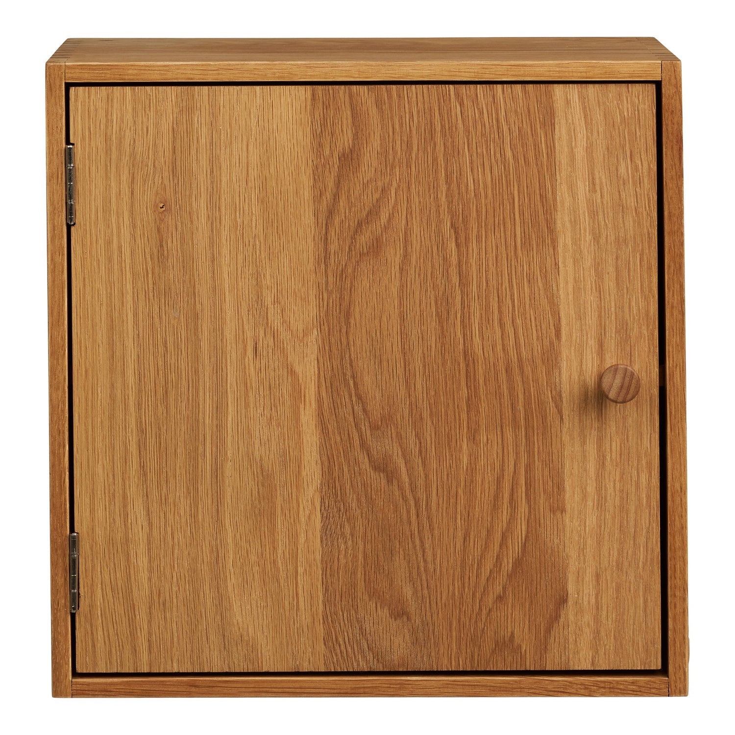 Townsville Wall Shelf with door – Oak – Natural
