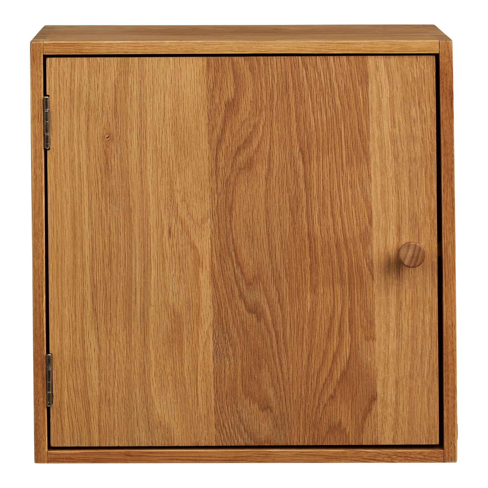 Townsville Wall Shelf with door – Oak – Natural