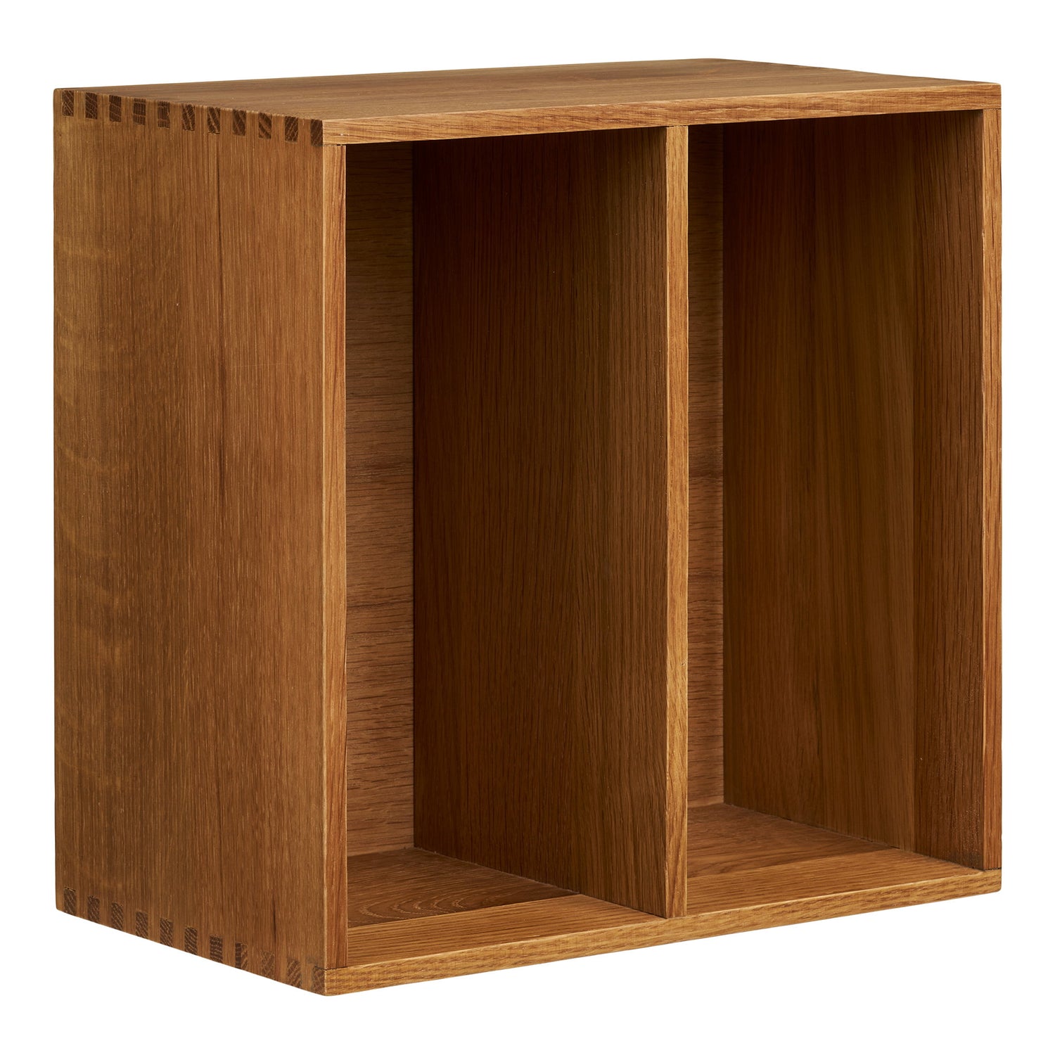 Townsville Wall Shelf with vertical rooms – Oak – Natural