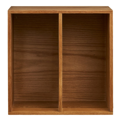 Townsville Wall Shelf with vertical rooms – Oak – Natural