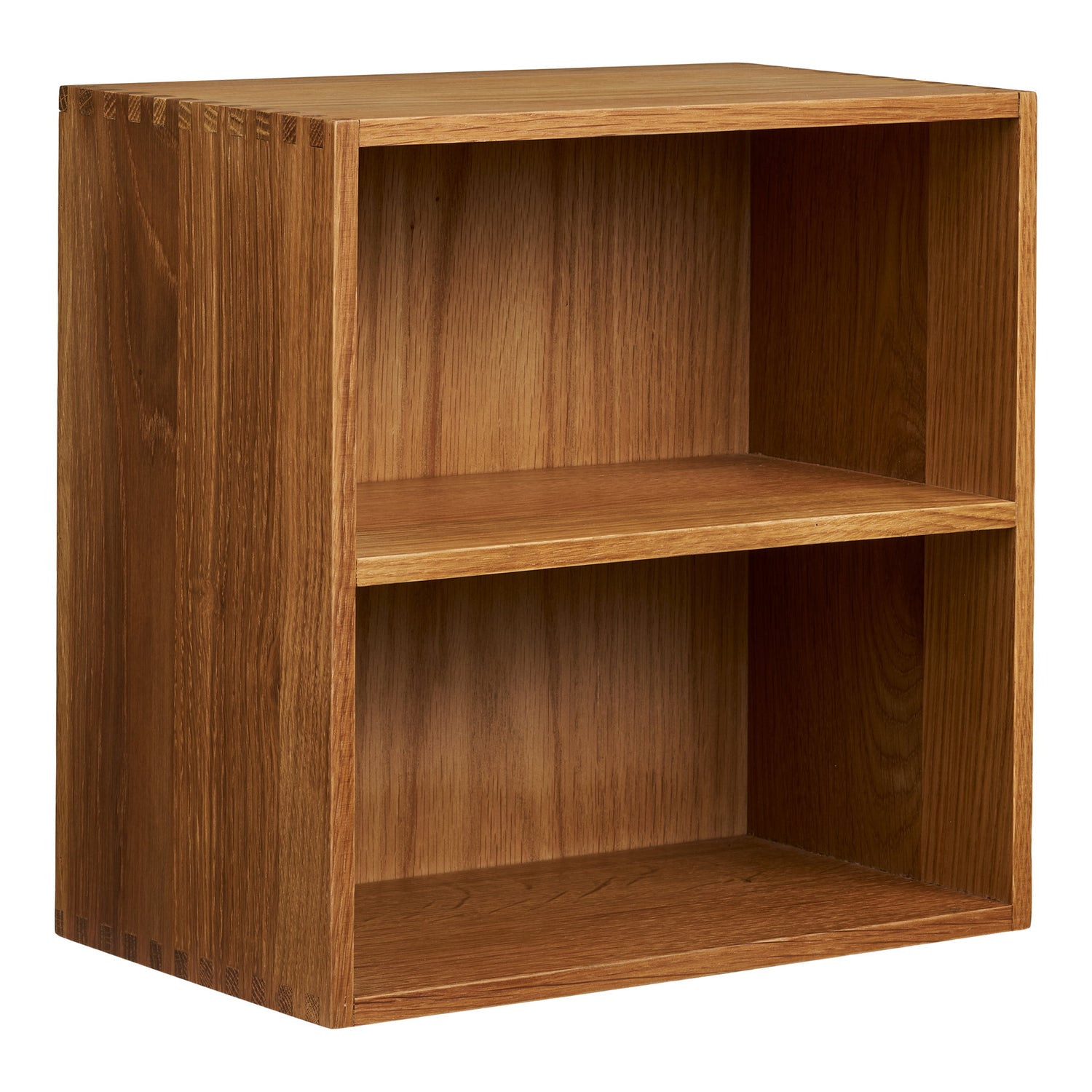 Townsville Wall Shelf with vertical rooms – Oak – Natural