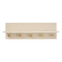 Rocca Wall Shelf with hooks – Beige