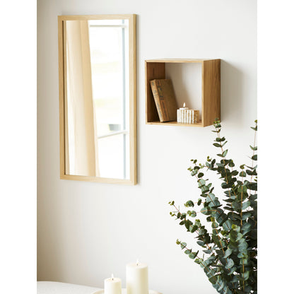 Lattoon Wall Shelf – Oak – Natural
