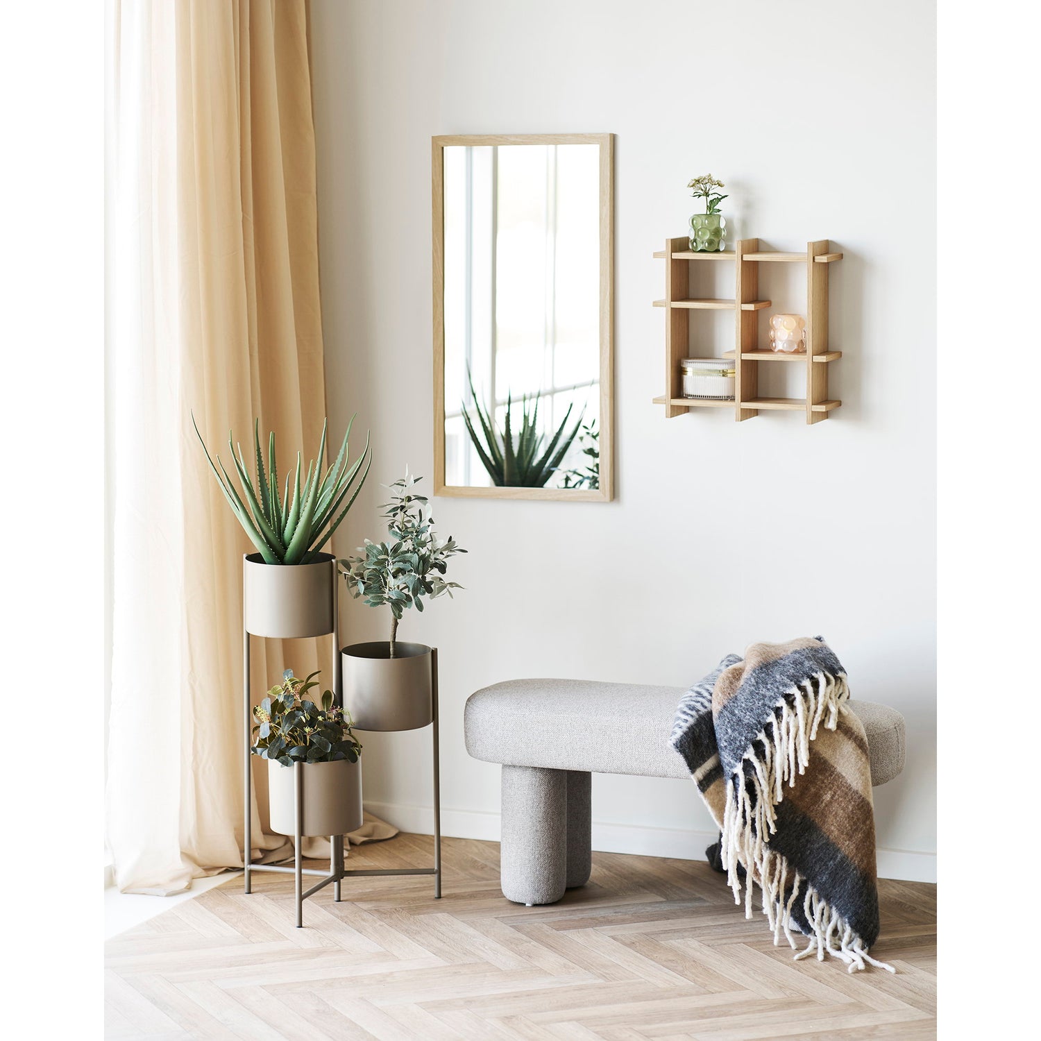 Olsberg Wall Shelf – Oak – Natural