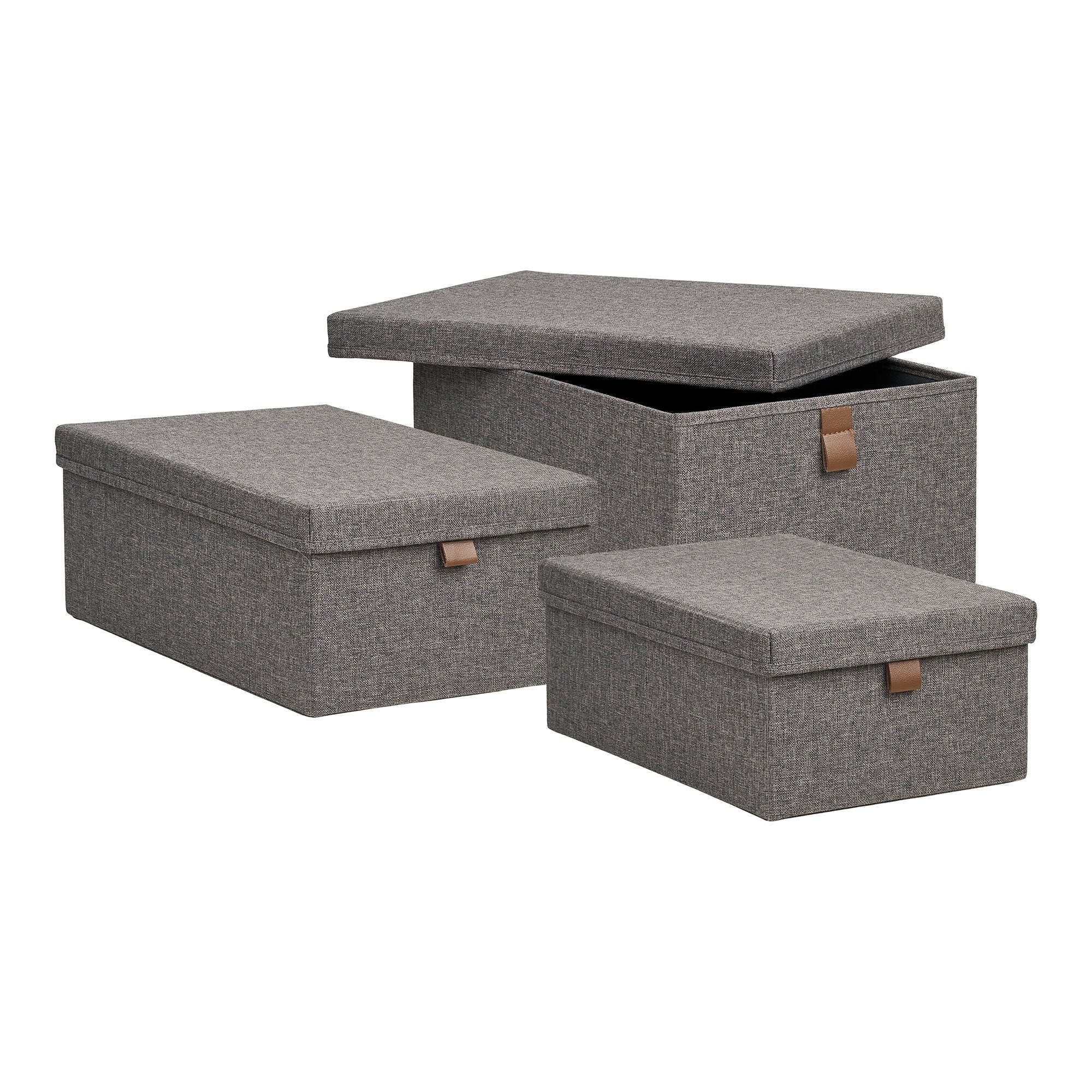 Noto Storage Boxes – Dark Grey