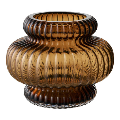 Vase – Smoked brown – 20×20 cm
