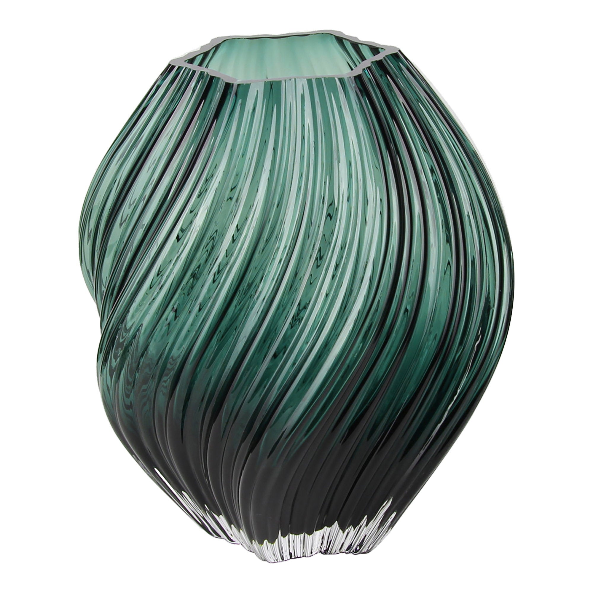 Vase – Dark Green – 19×19 cm