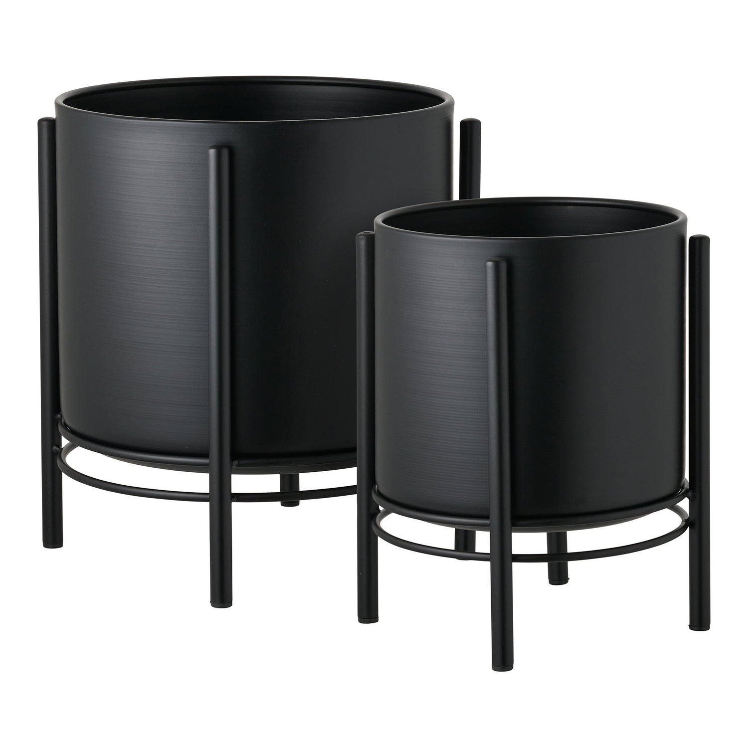 Flowerpot – Black – 19/25×19/25 cm