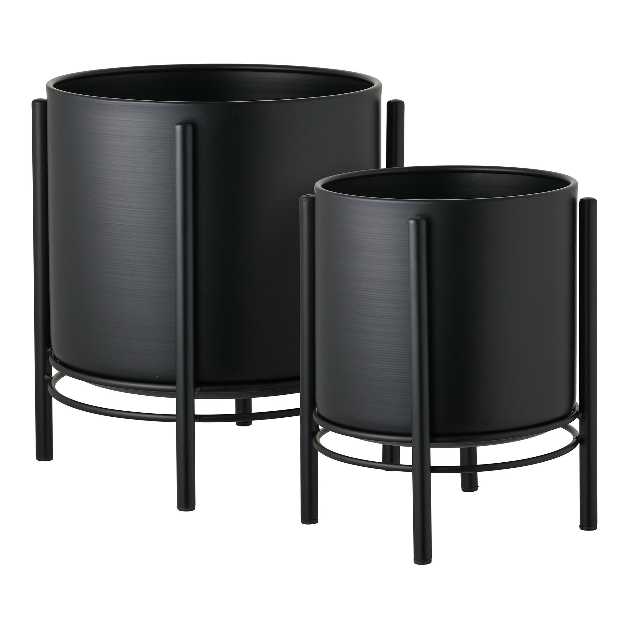 Flowerpot – Black – 19/25×19/25 cm