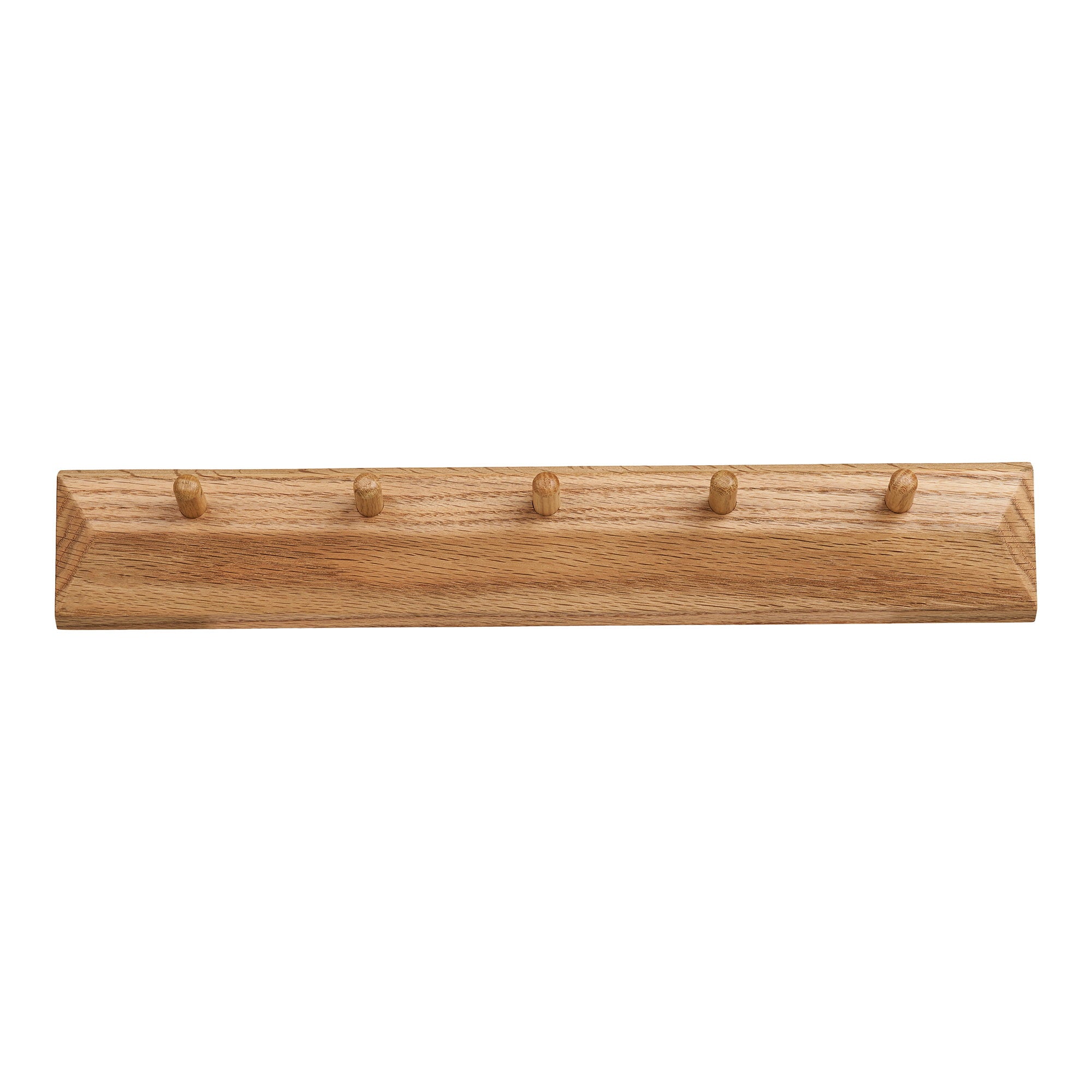 Barco Coat Rack with 5 hooks – Oak – Natural