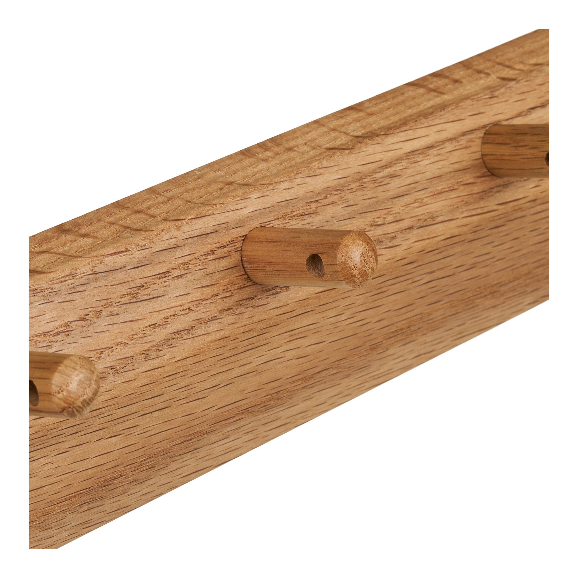 Barco Coat Rack with 5 hooks – Oak – Natural