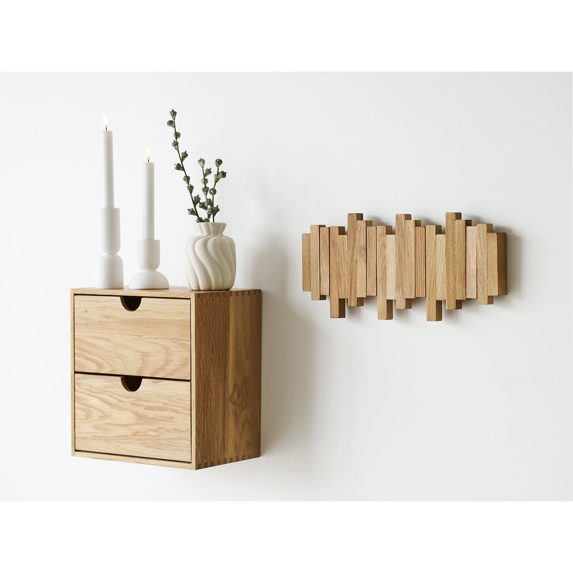 Caltra Coat Rack – Oak – Natural