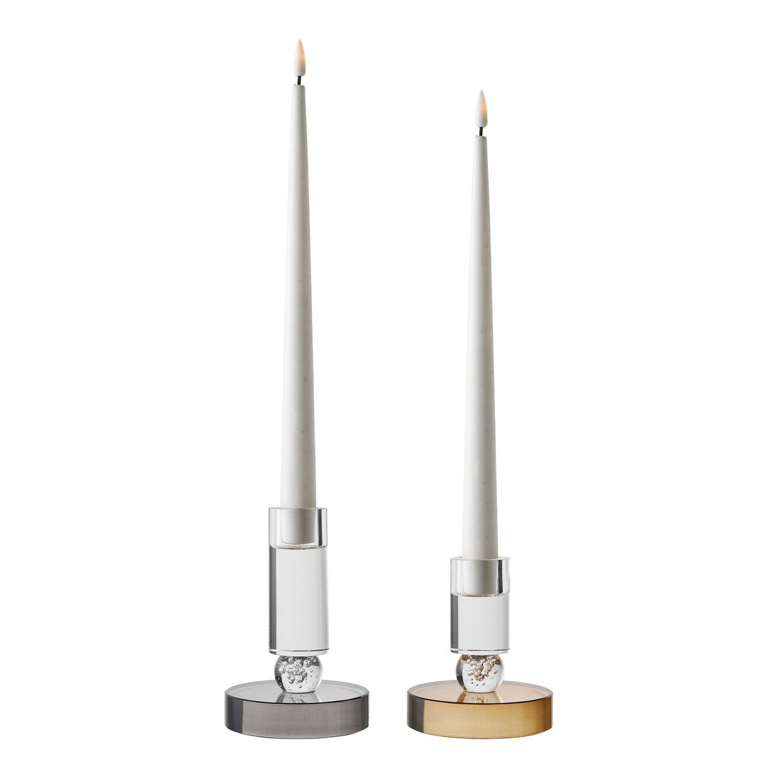 Candle Holder – Brown / White