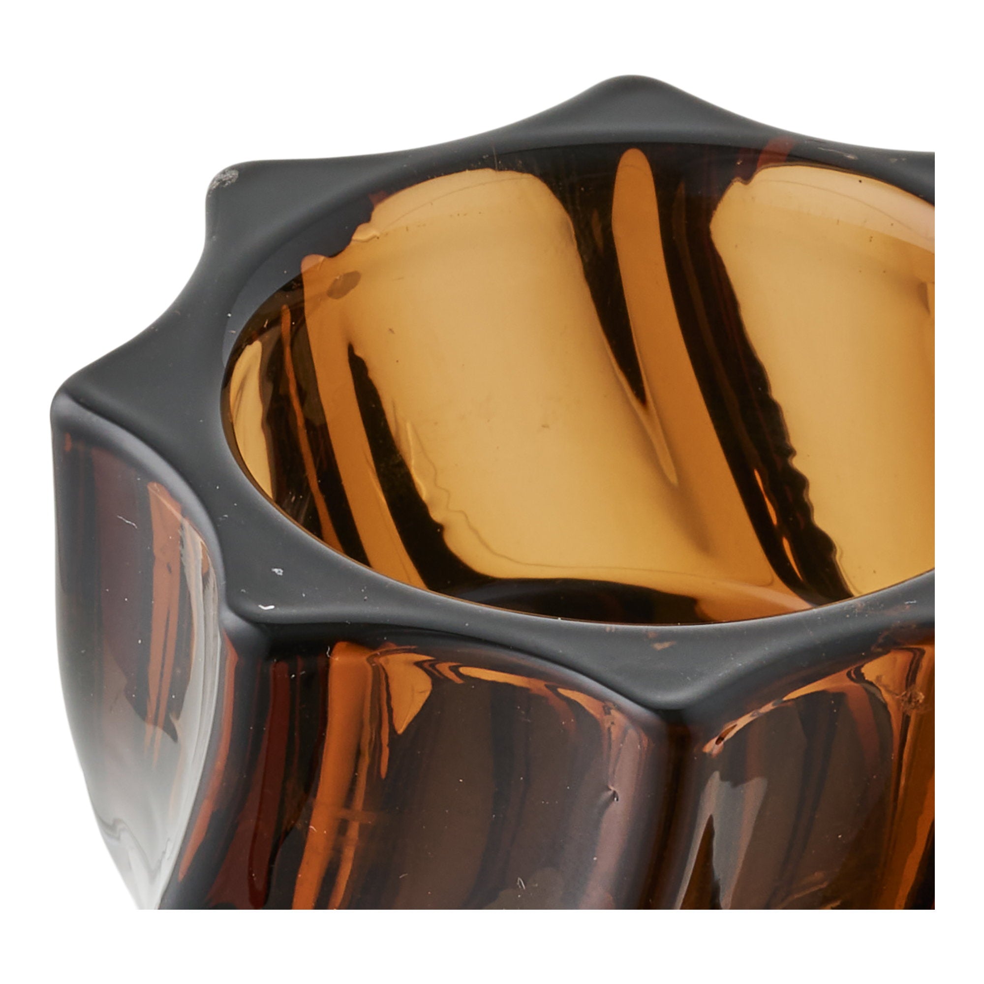 Candle Holder – Smoked brown
