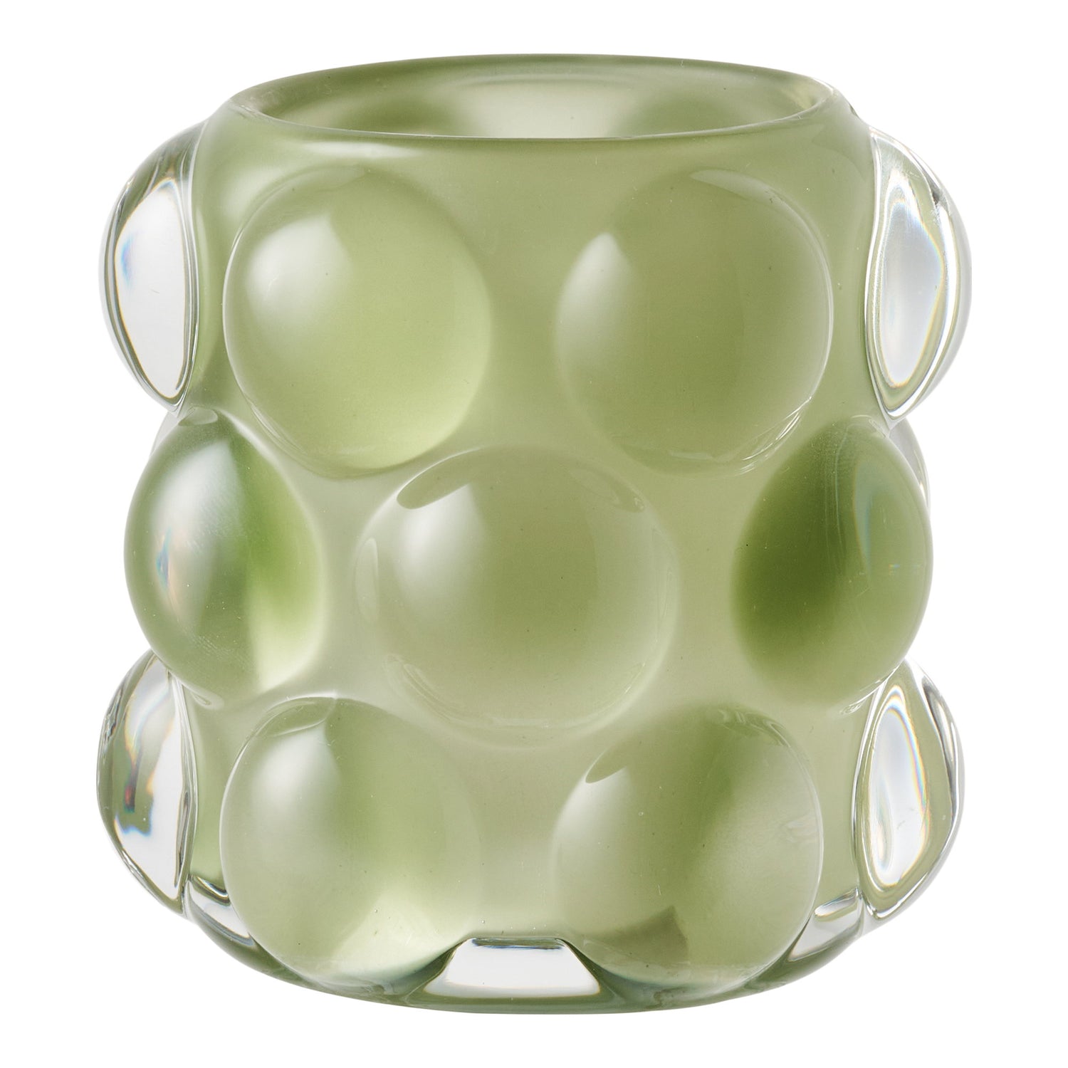 Candle Holder – Beige / Green