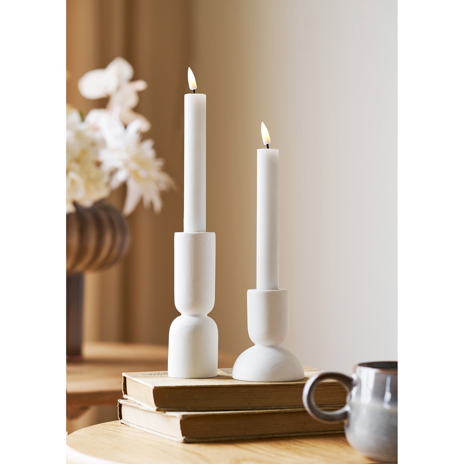 Candle Holder – White