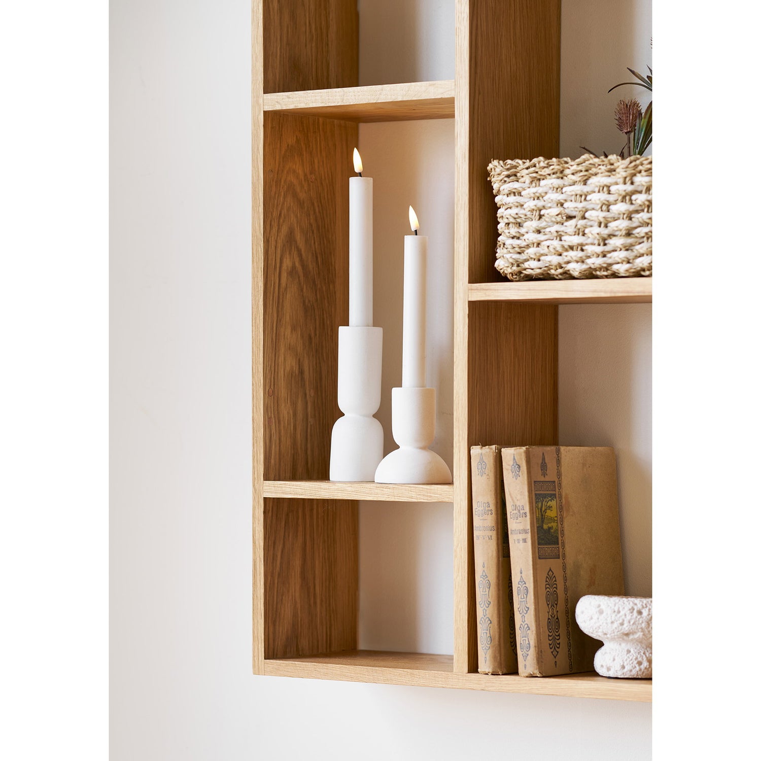 Candle Holder – White