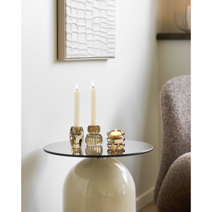 Candle Holder – Smoked brown