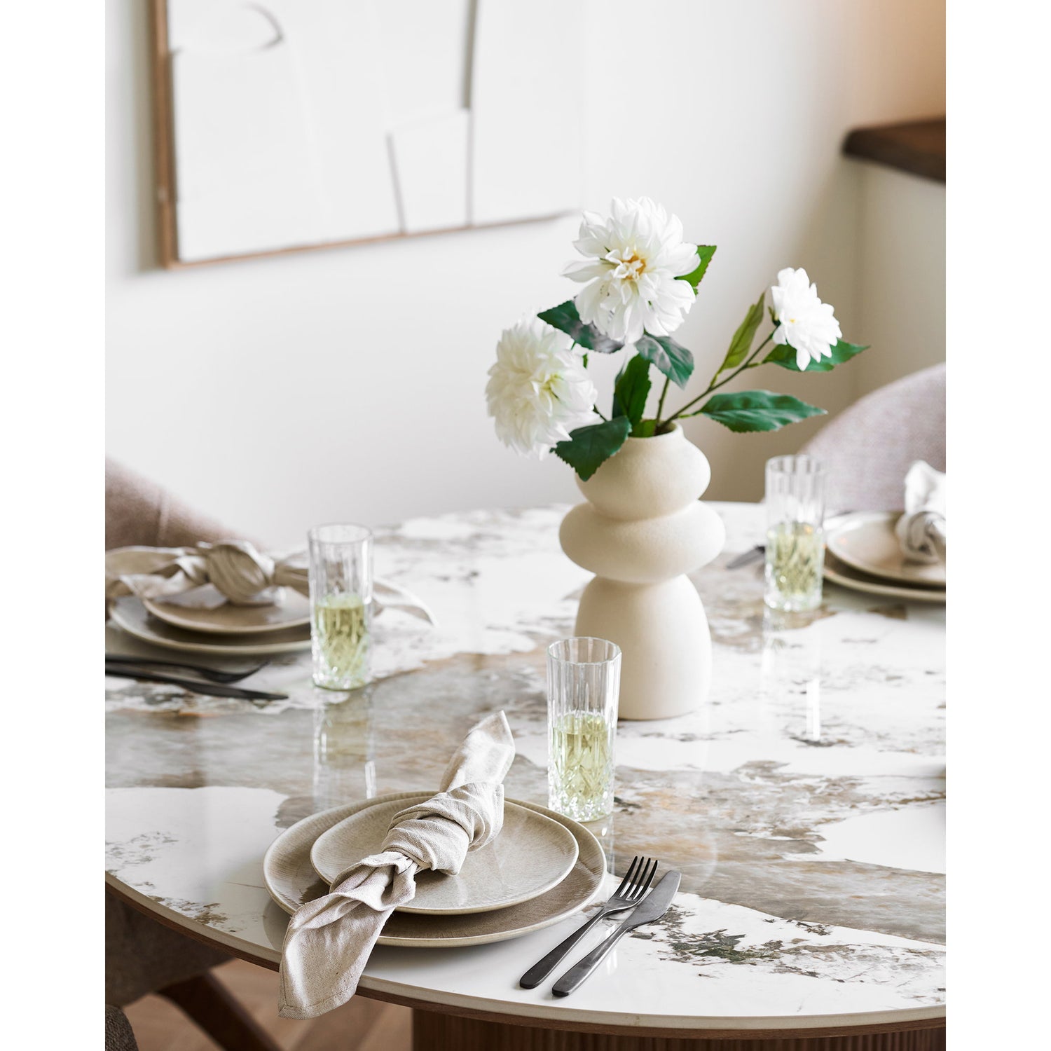 Viola Dinner Plate – Beige