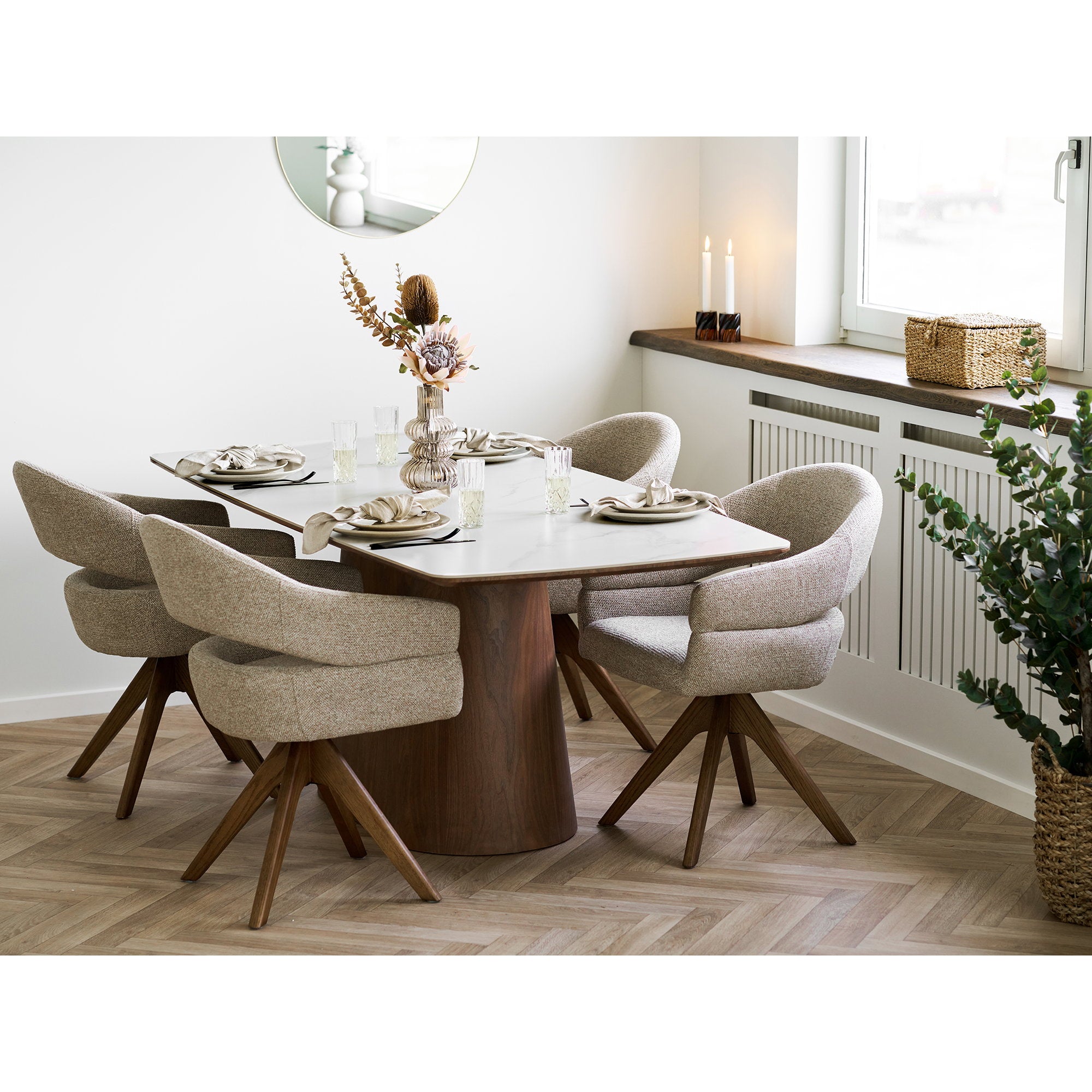 Viola Dinner Plate – Beige