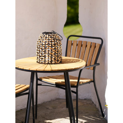 Pinto Lantern – Natural / Black