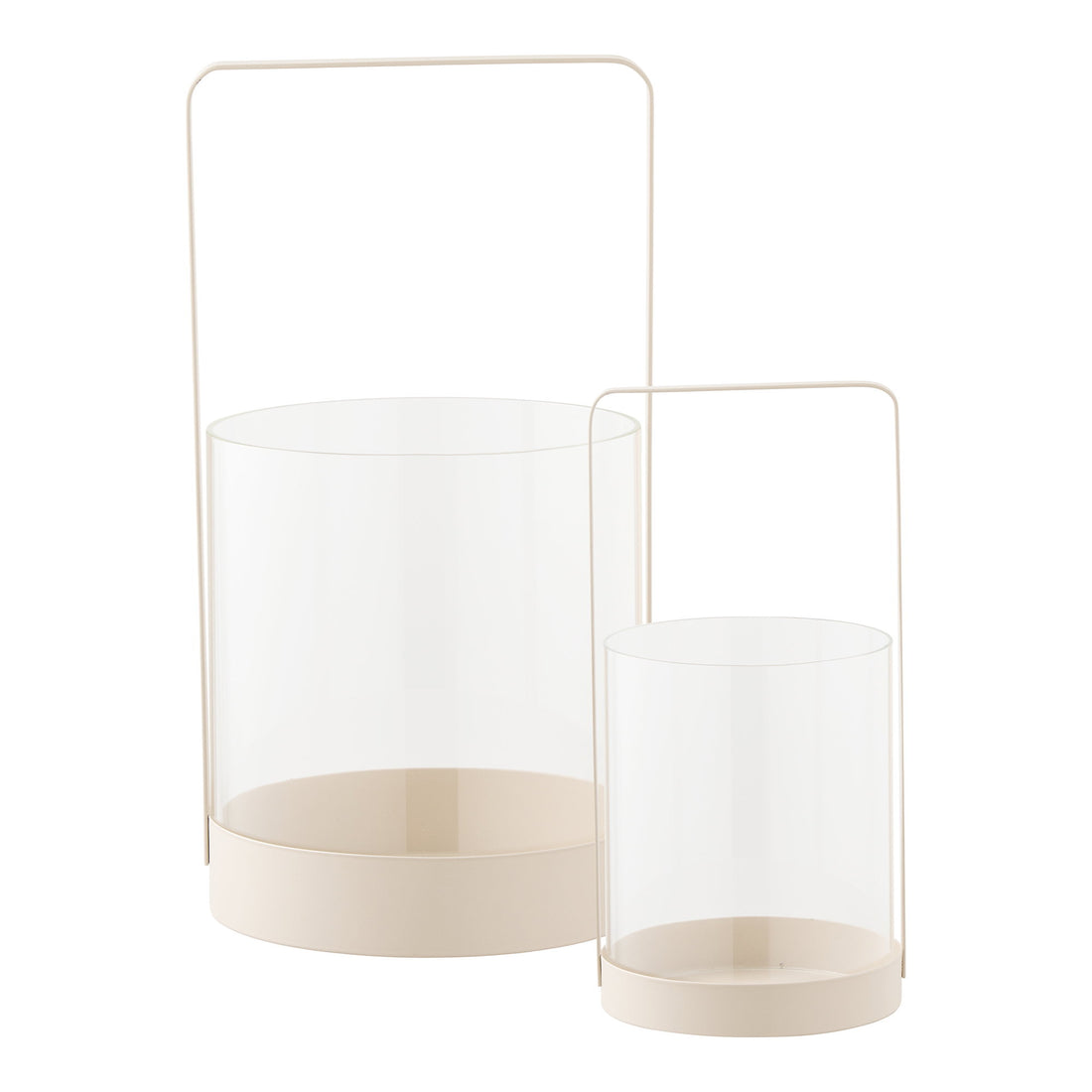 Hurricane Candle Holder – Beige