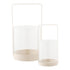 Hurricane Candle Holder – Beige