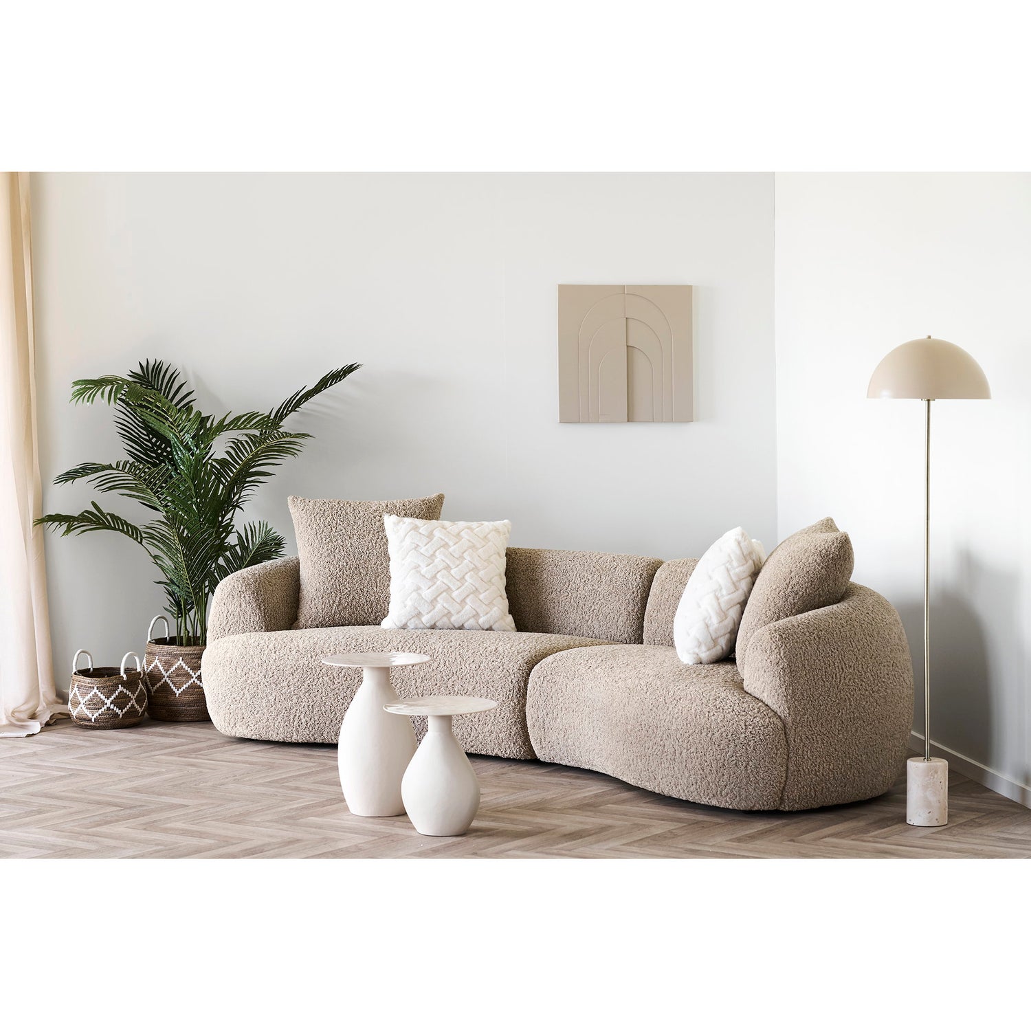 Sheffield Floor Lamp – Beige