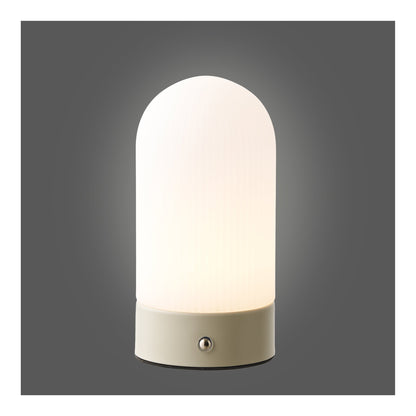 Ashford Table Lamp – Beige / White