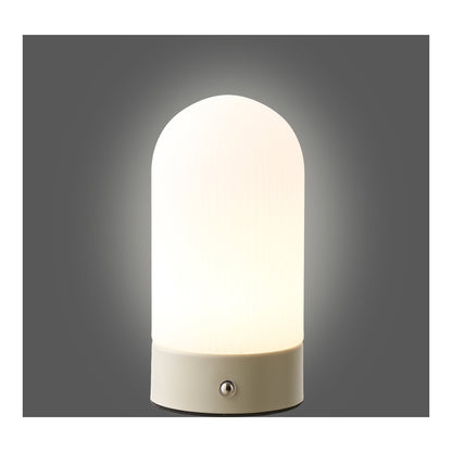 Ashford Table Lamp – Beige / White