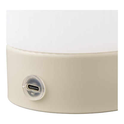 Ashford Table Lamp – Beige / White