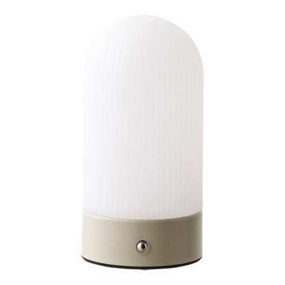 Ashford Table Lamp – Beige / White