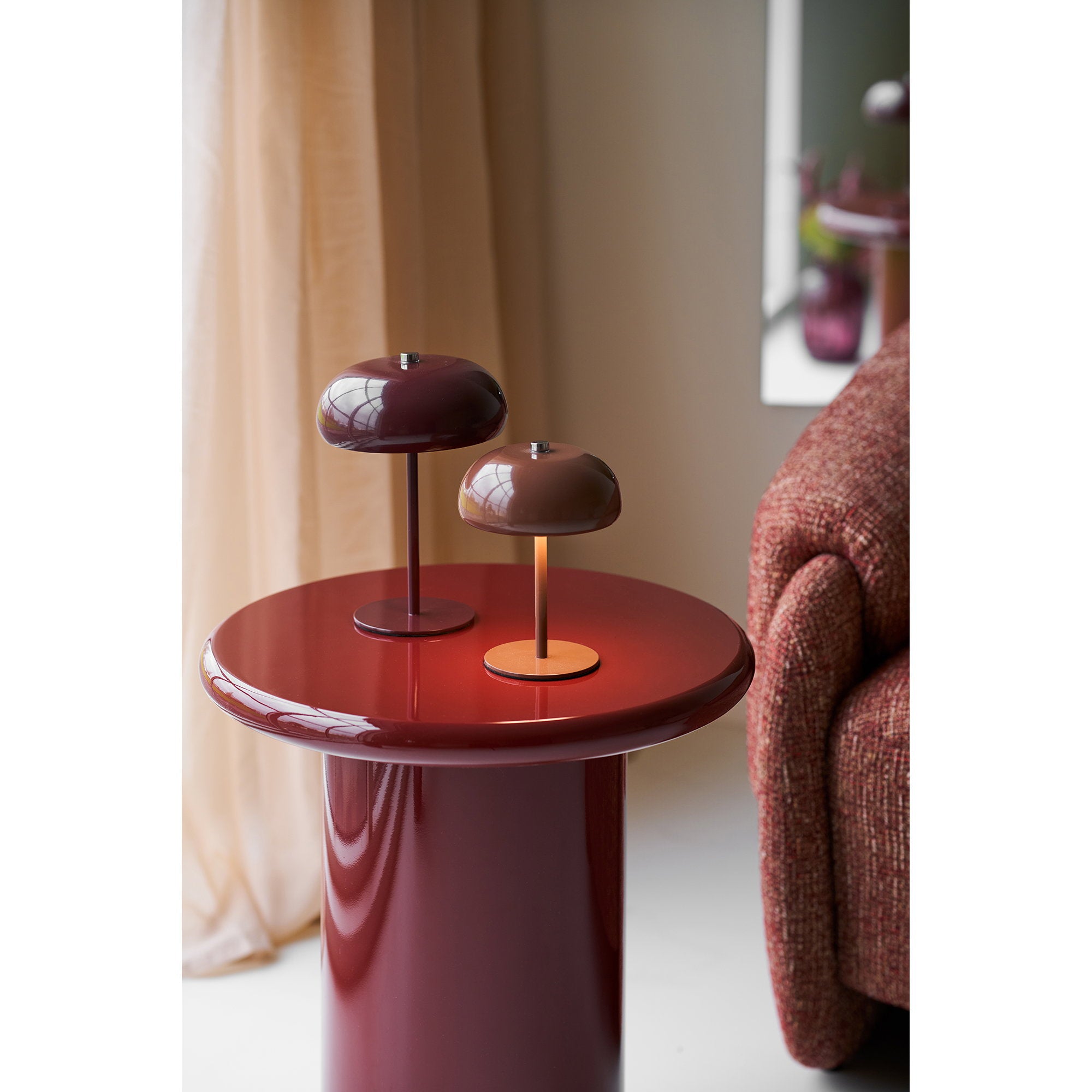 Margate Table Lamp – Bordeaux