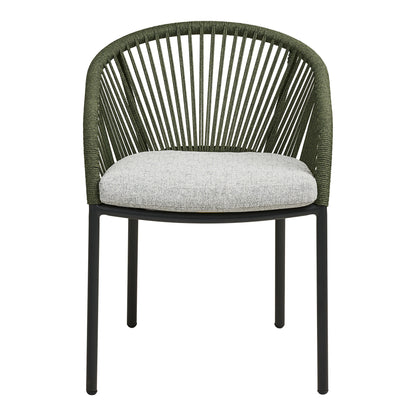 Novella Dining Chair – Grey / Green