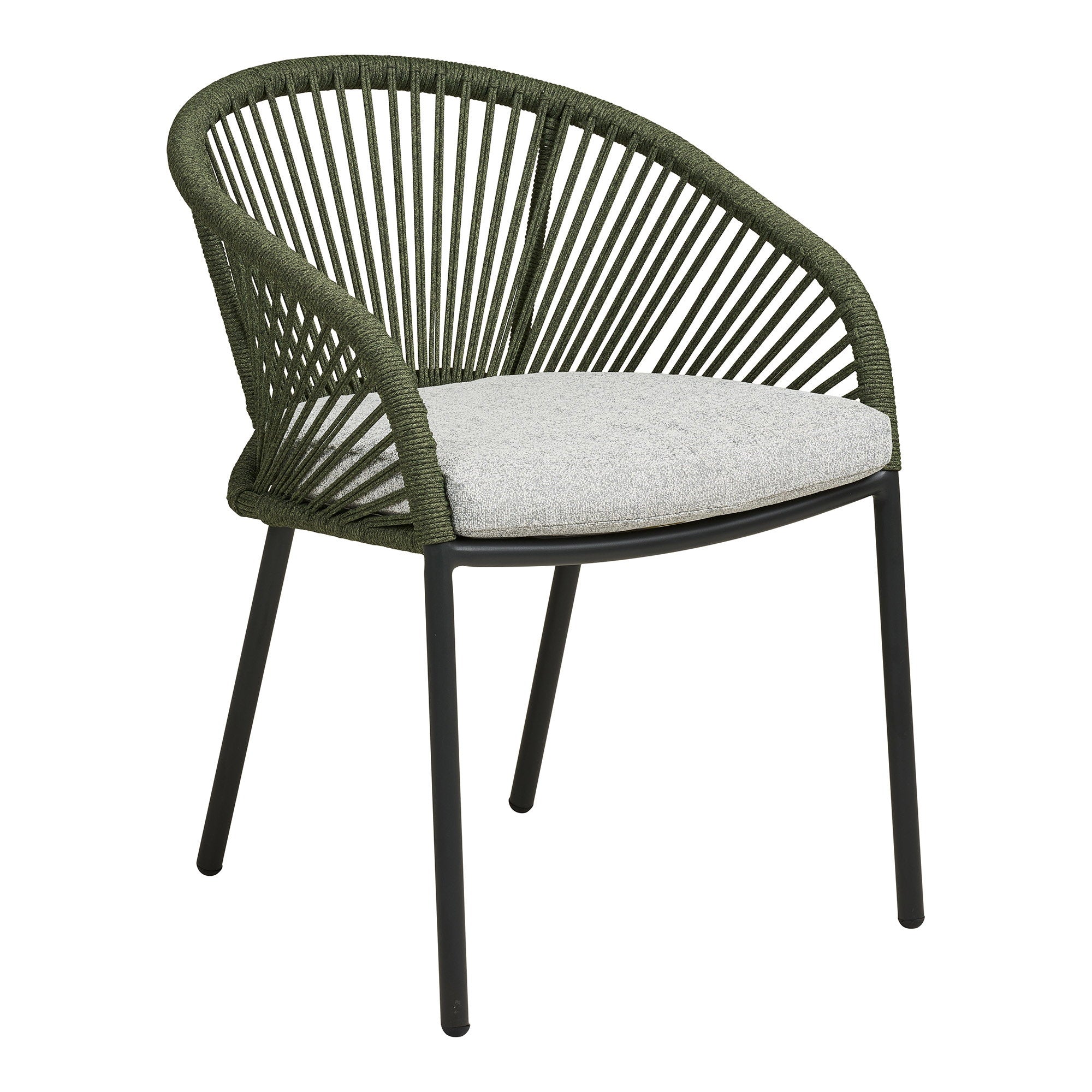 Novella Dining Chair – Grey / Green