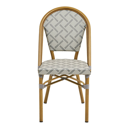 Lauria Dining Chair – White / Grey