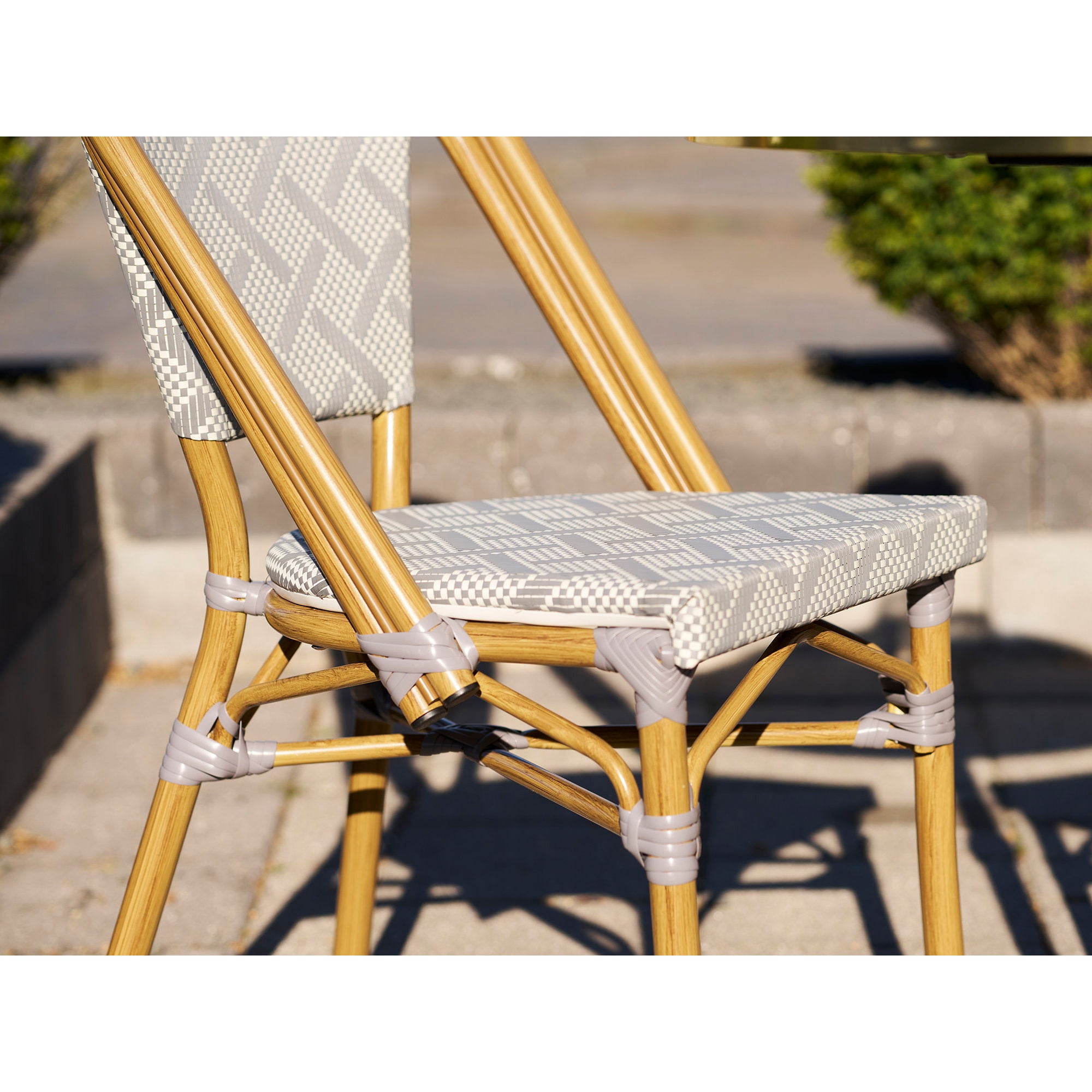 Lauria Dining Chair – White / Grey