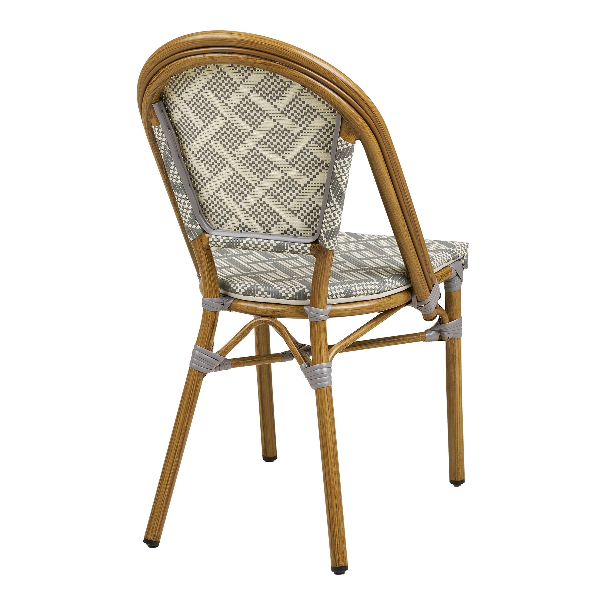 Lauria Dining Chair – White / Grey