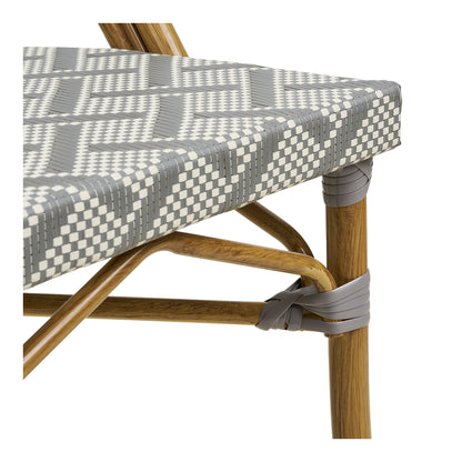 Lauria Dining Chair – White / Grey