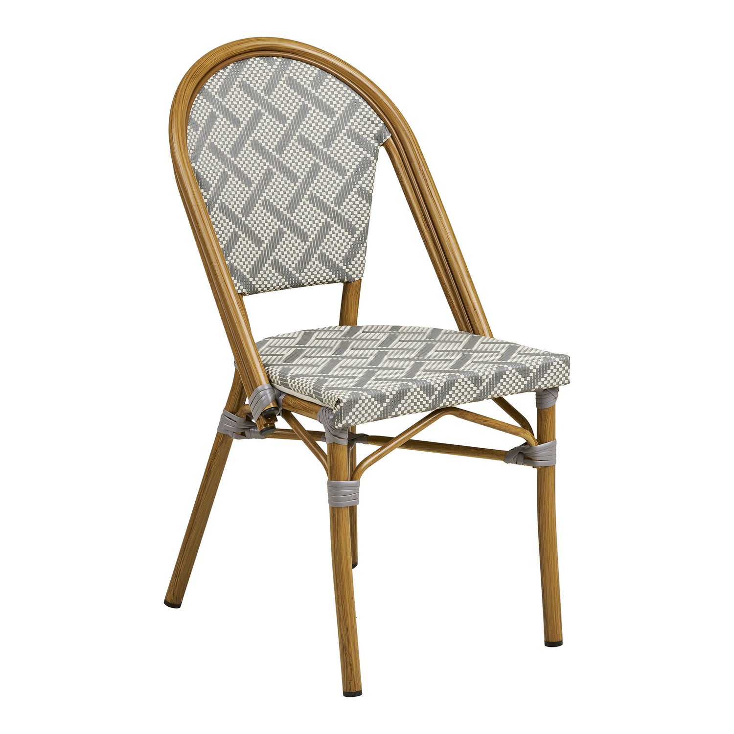 Lauria Dining Chair – White / Grey