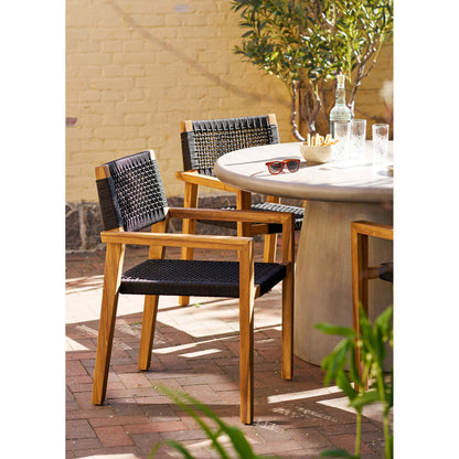 Anzio Dining Chair – Natural / Black