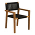 Anzio Dining Chair – Natural / Black