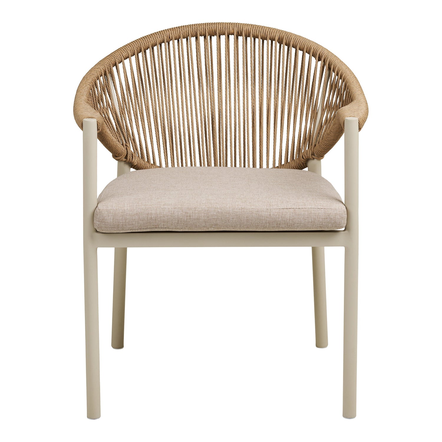 Abela Dining Chair – Sand / Natural